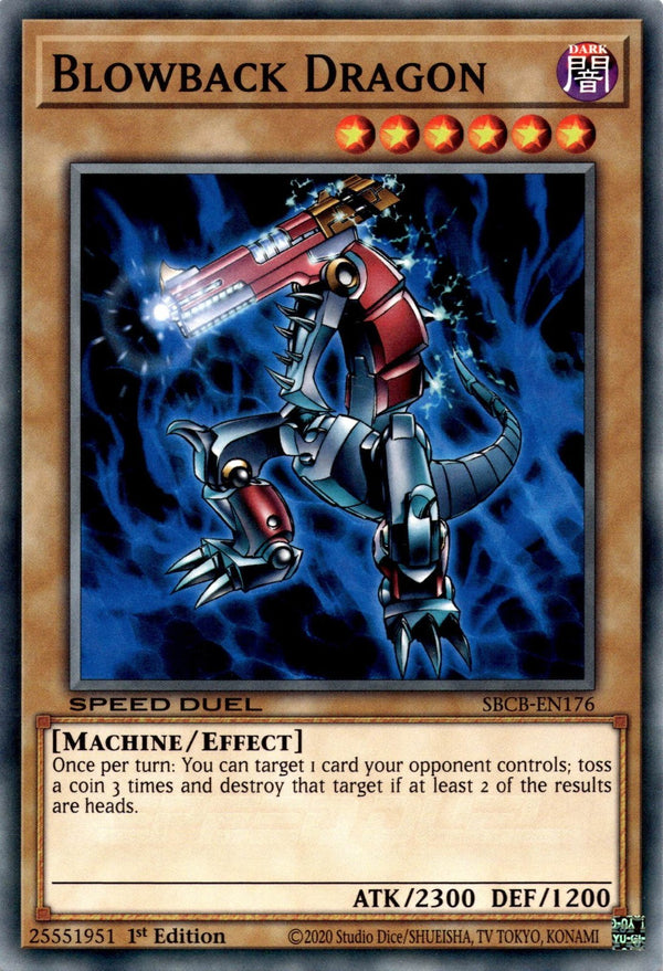 Yugioh Blowback Dragon SBCB-EN176 Speed Duel Common 1st Edition NM