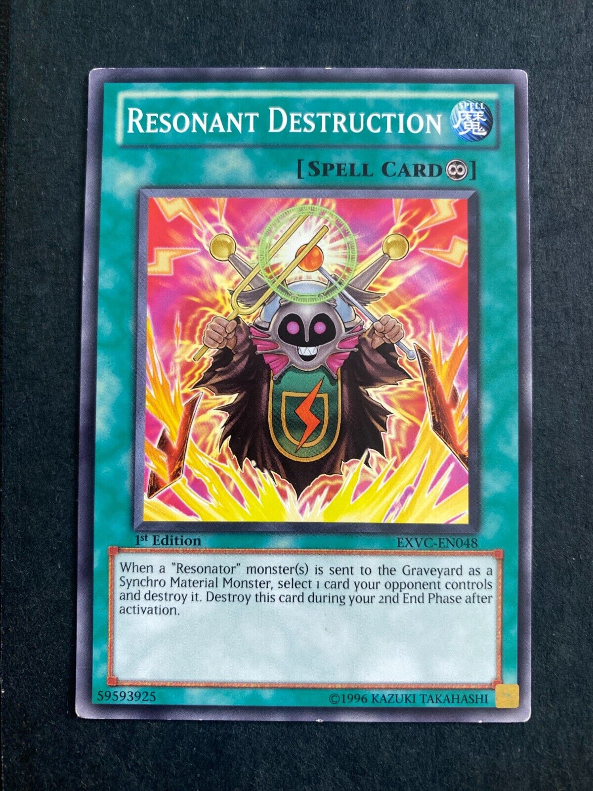 Yugioh Resonant Destruction EXVC-EN048 Common 1st Edition MP