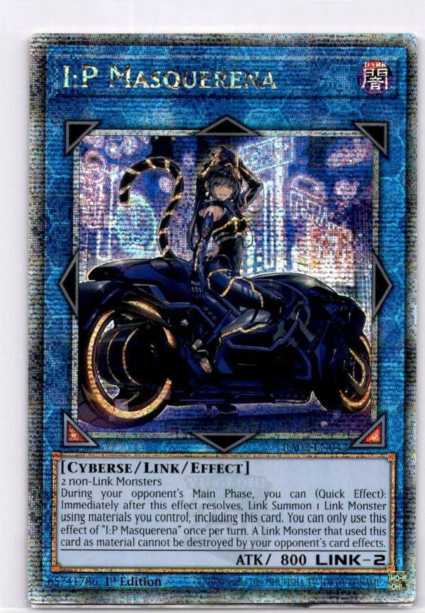 Yugioh I:P Masquerena RA02-EN042 Quarter Century Rare 1st Edition NM