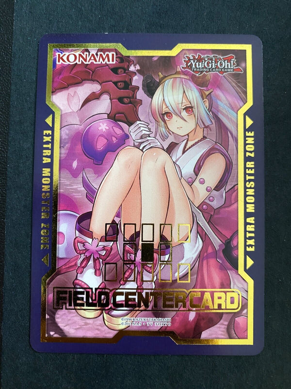 Yugioh Duel Devastator Field Centre Card - Red Blossoms from Underroot 1st NM