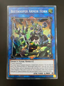 Yugioh Beetrooper Armor Horn DAMA-EN088 Super Rare 1st Edition NM/MINT
