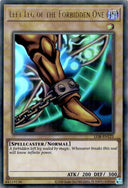 Yugioh Left Leg of the Forbidden One LOB-EN121 Ultra Rare Unlimited Ed VLP/NM