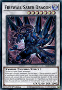 Yugioh Firewall Saber Dragon ALIN-EN038 Super Rare 1st Edition NM
