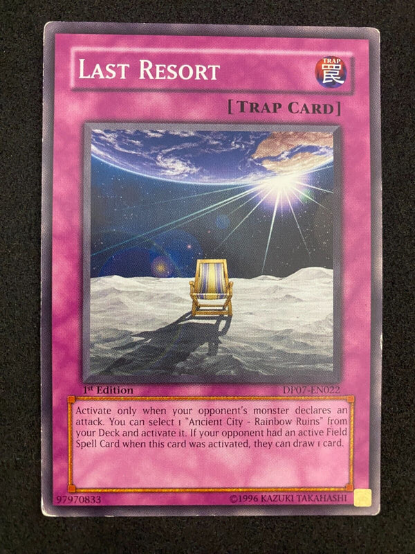 Yugioh Last Resort DP07-EN022 1st Edition Common MP