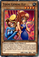 Yugioh Toon Gemini Elf SS04-ENB12 Common 1st Edition DAMAGED