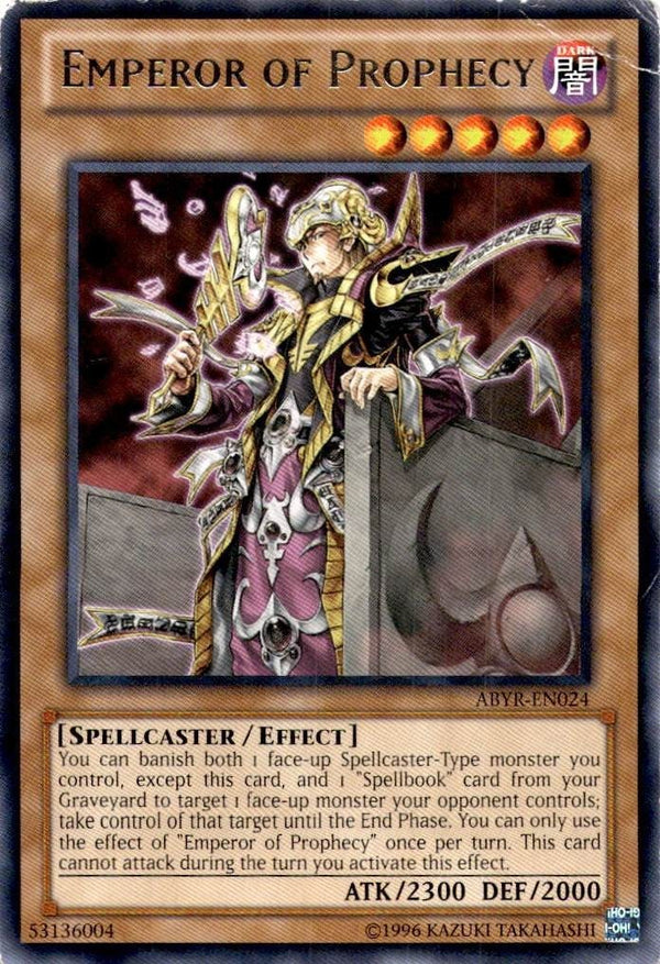 Yugioh Emperor of Prophecy ABYR-EN024 Rare Unlimited Edition HP