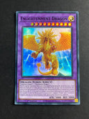 Yugioh Enlightenment Dragon LEDE-EN038 Super Rare 1st Edition VLP/NM