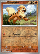 Pokemon Growlithe 058/165 Pokemon 151 Reverse Holo NM