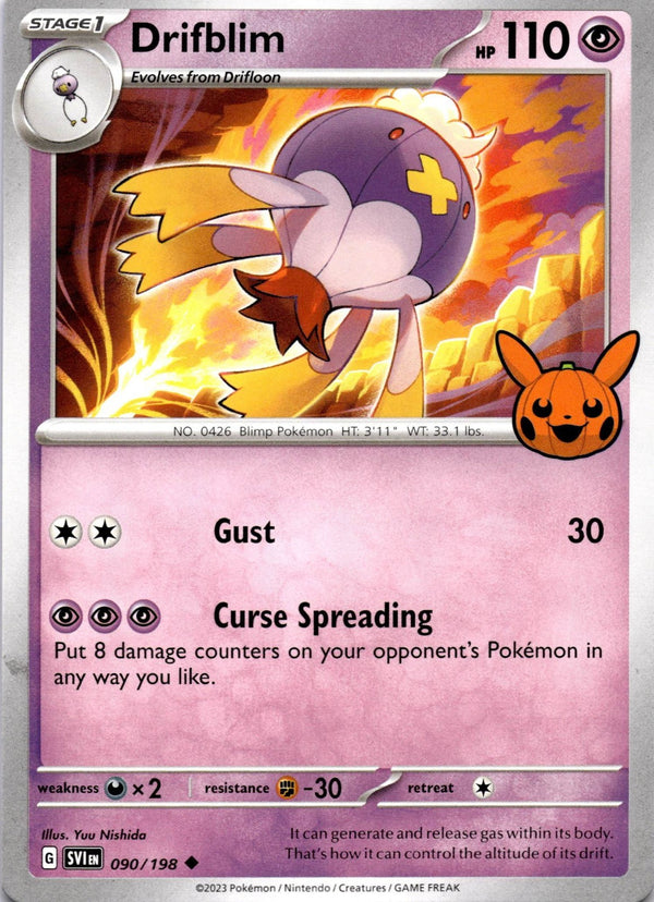 Pokemon Drifblim 090/198 Trick or Trade 2023 Non Holo NM