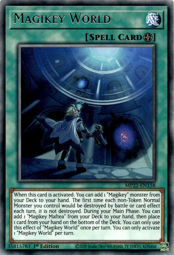 Yugioh Magikey World MP22-EN158 Rare 1st Edition NM