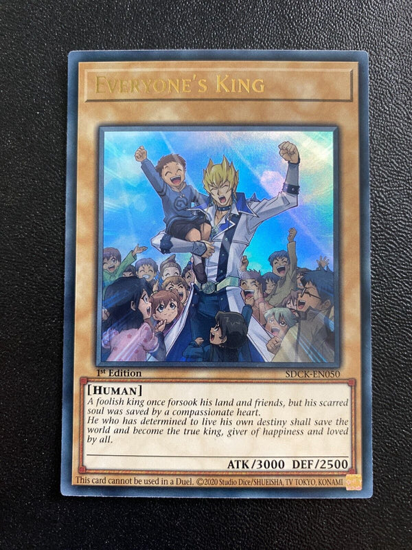 Yugioh Everyone's King SDCK-EN050 Ultra Rare 1st Edition NM