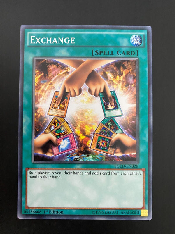 Yugioh Exchange YGLD-ENB28 Common 1st Edition NM/MINT