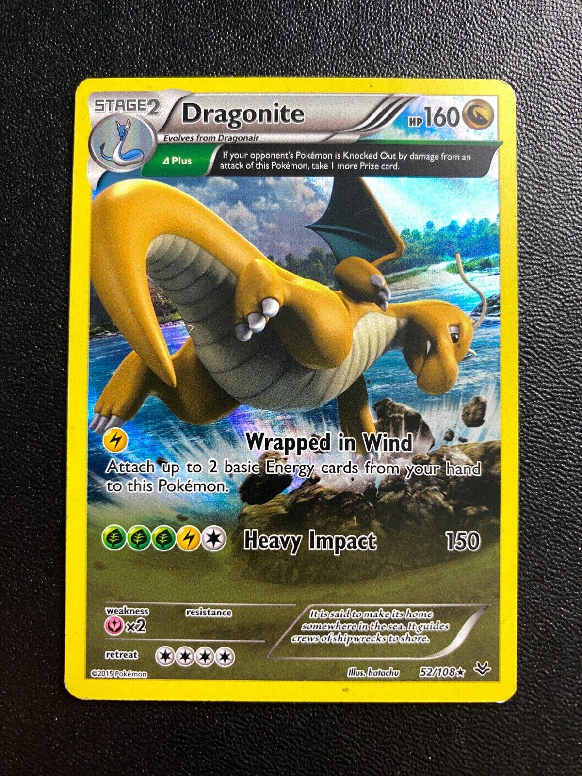 Pokemon Dragonite 52/108 XY Roaring Skies Holo MP