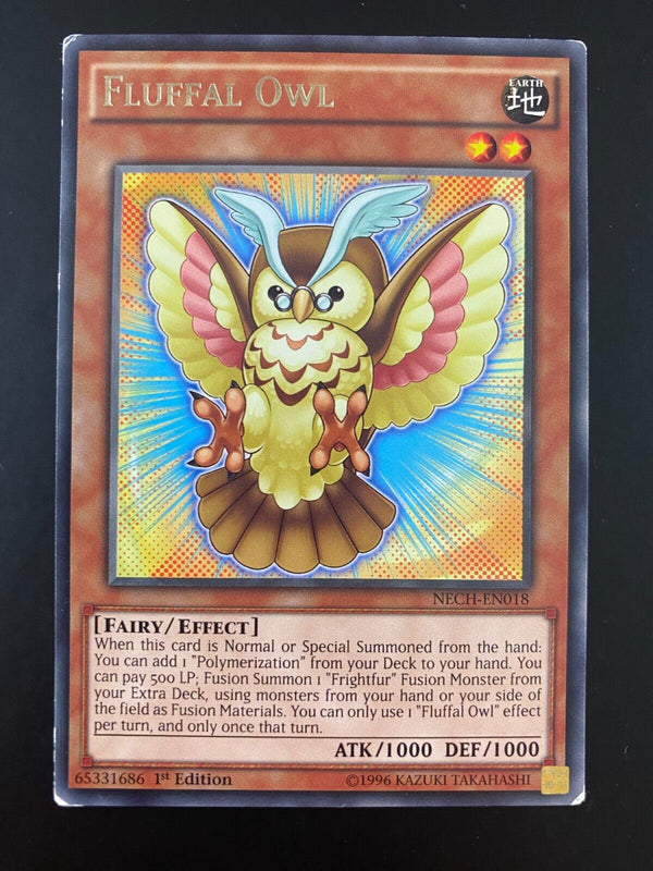 Yugioh Fluffal Owl NECH-EN018 1st Edition MP