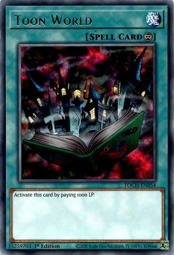 Yugioh Toon World TOCH-EN054 Rare 1st Edition LP