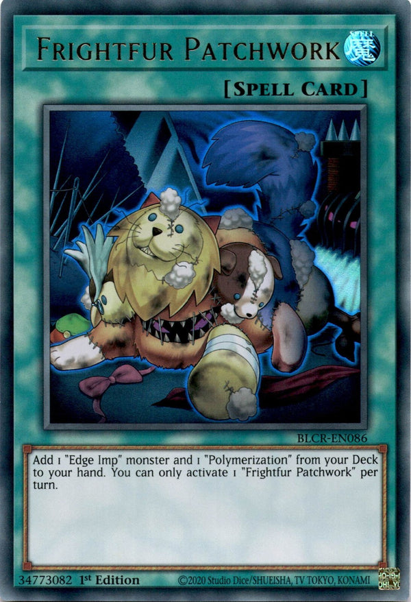 Yugioh Frightfur Patchwork BLCR-EN086 Ultra Rare 1st Edition NM