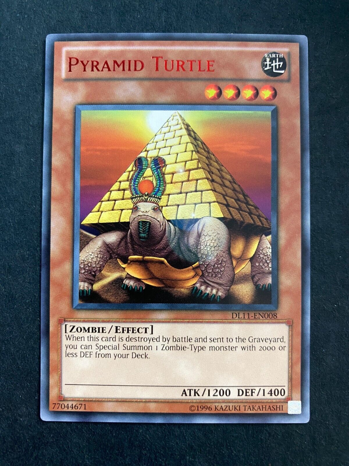 Yugioh Pyramid Turtle DL11-EN008 Red Rare Unlimited Edition MP/LP