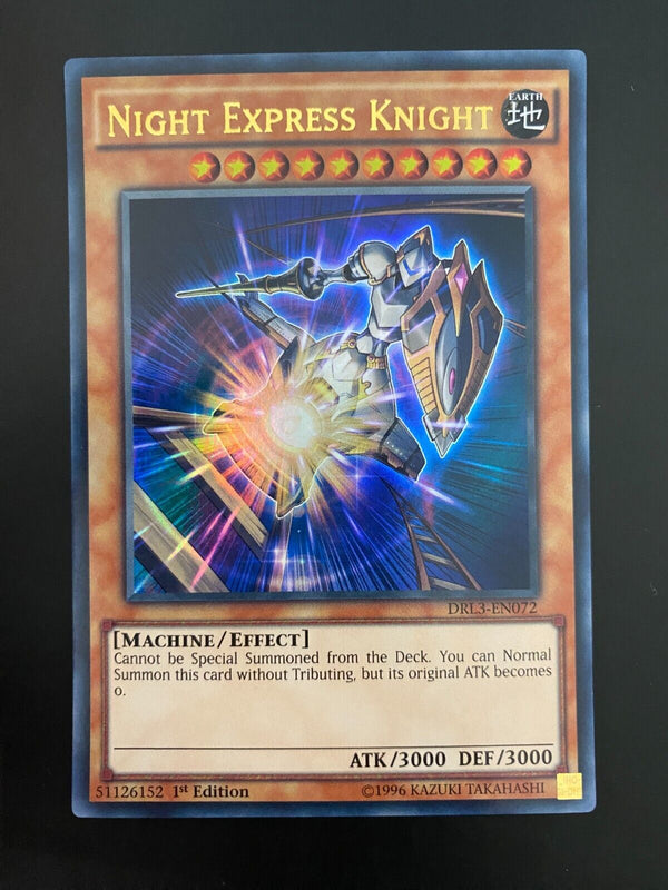 Yugioh Night Express Knight DRL3-EN072 Ultra Rare 1st Edition NM/MINT