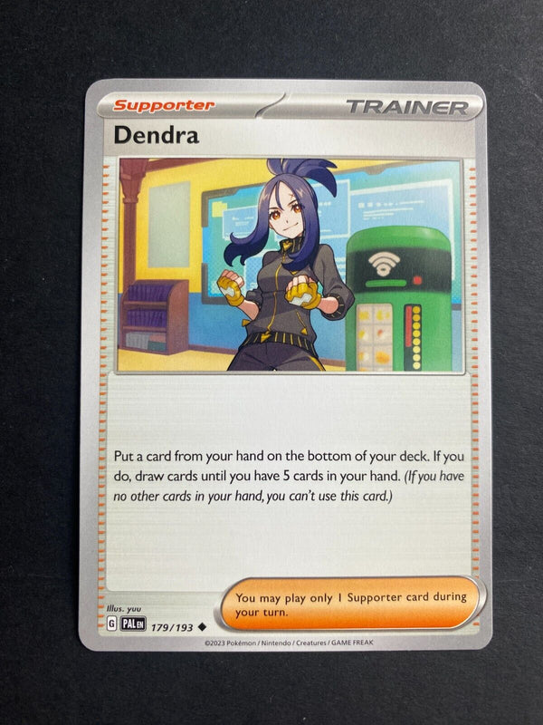 Pokemon Dendra 179/193 Paldea Evolved Non Holo NM