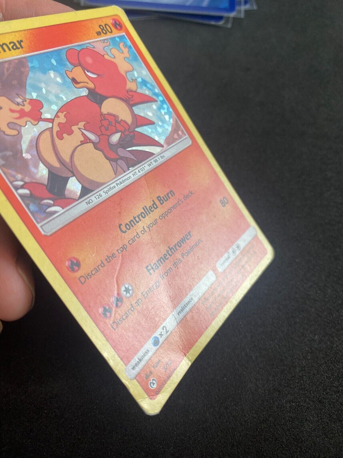 Pokemon Magmar 3/12 McDonalds 2019 Holo HP-MP