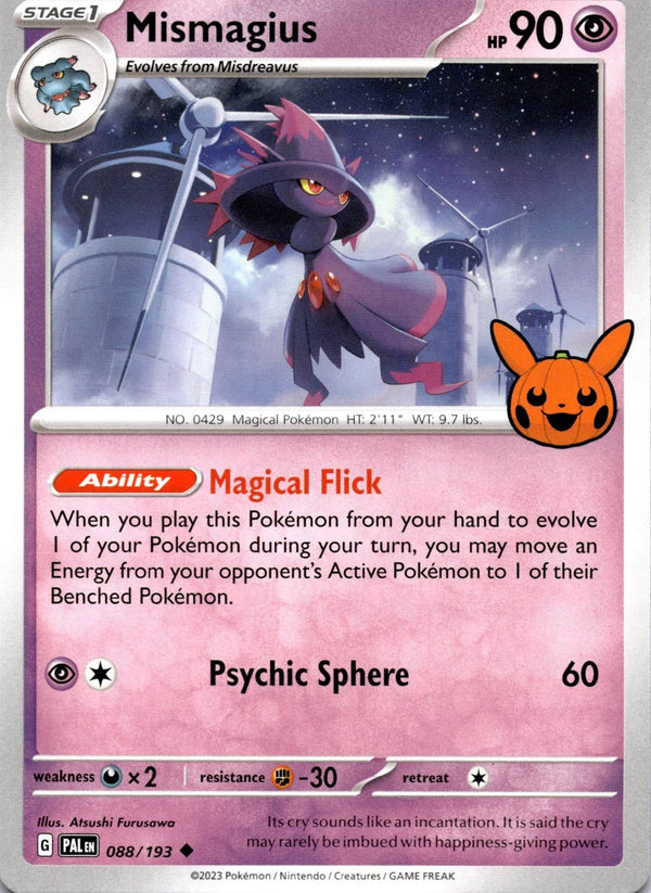 Pokemon Mismagius 088/193 Trick or Trade 2023 Non Holo NM