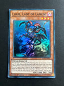 Yugioh Loris, Lady of Lament POTE-EN092 Super Rare 1st Edition LP