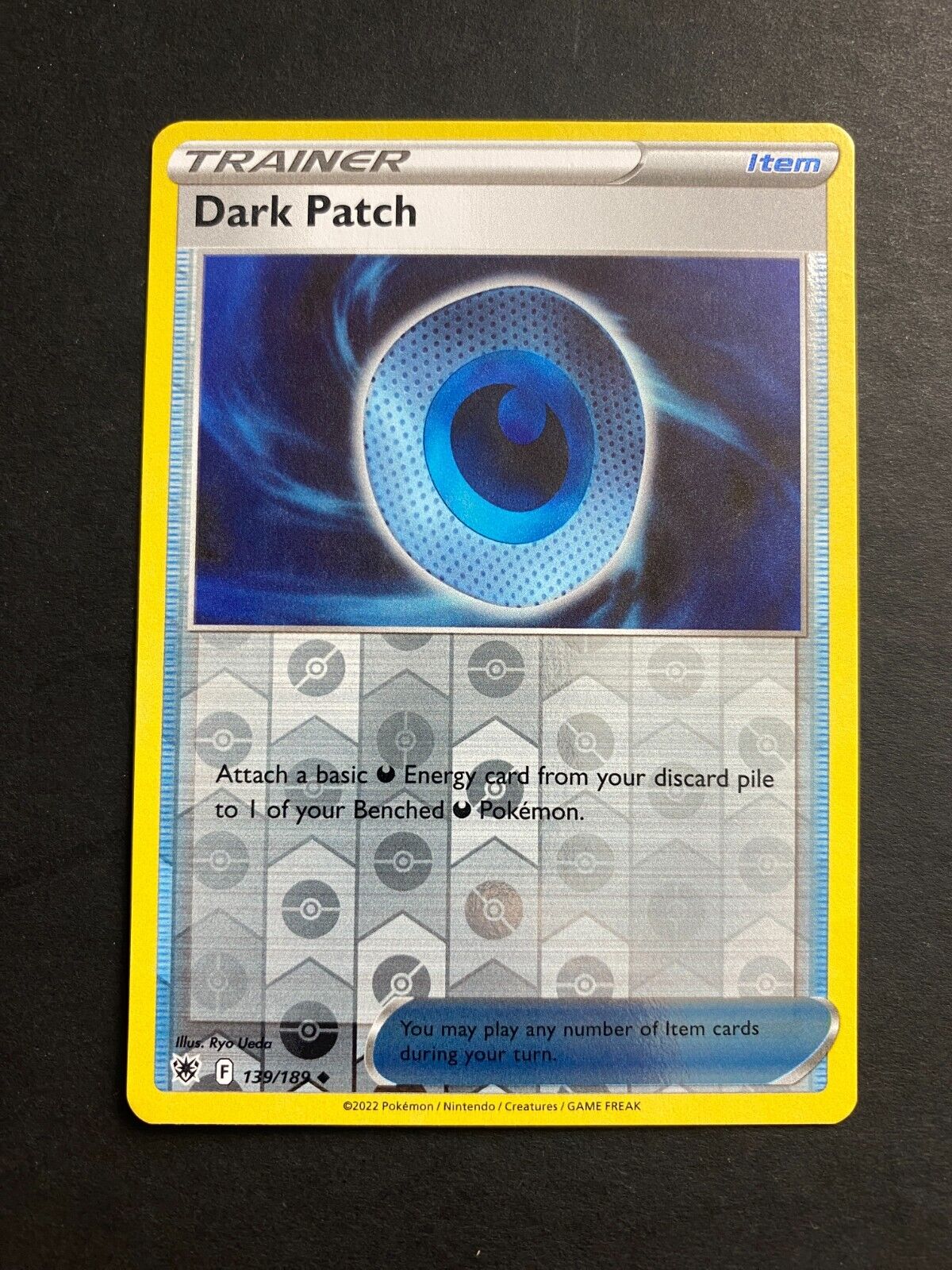 Pokemon Dark Patch 139/189 Astral Radiance Reverse Holo NM