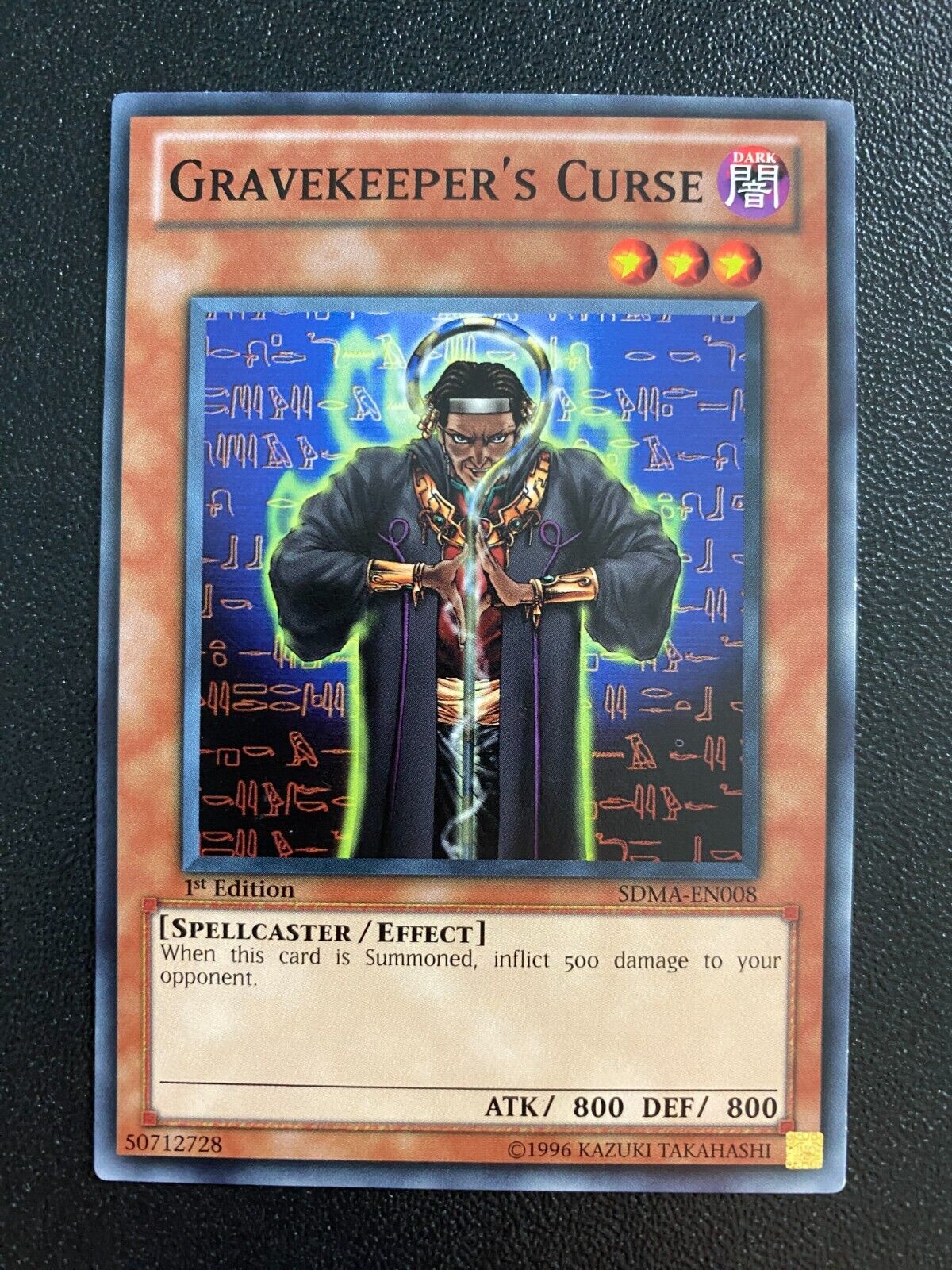 Yugioh Gravekeeper's Curse SDMA-EN008 Common 1st Edition NM