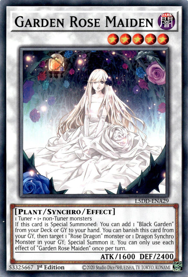 Yugioh Garden Rose Maiden L5DD-ENA29 Common 1st Edition NM