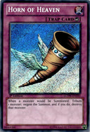 Yugioh Horn of Heaven LCYW-EN090 Secret Rare 1st Edition NM