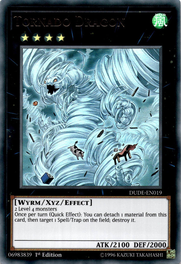 Yugioh Tornado Dragon DUDE-EN019 Ultra Rare 1st Edition NM