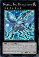 Yugioh Digital Bug Rhinosebus SHVI-EN056 Super Rare 1st Edition NM