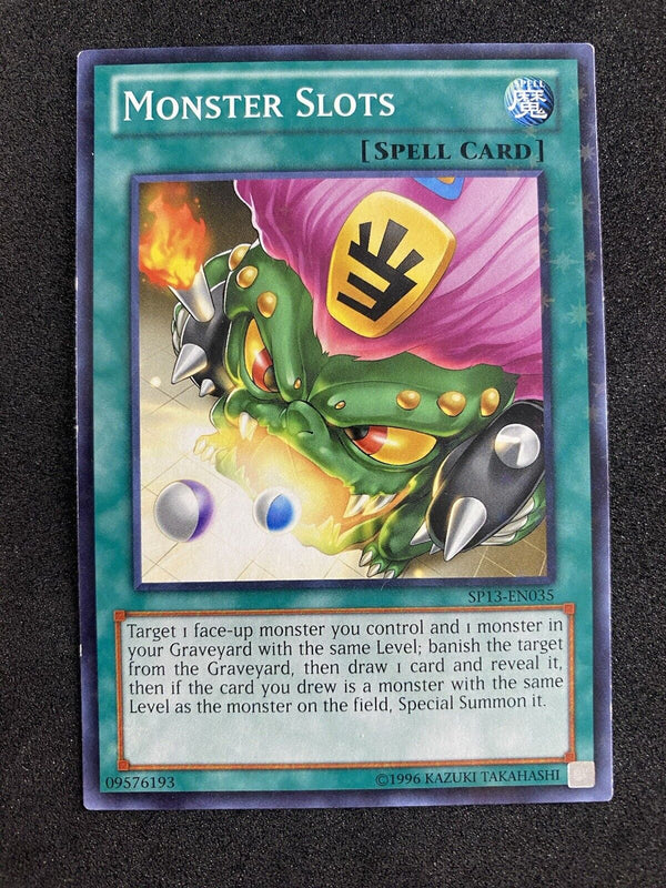 Yugioh Monster Slots SP13-EN035 Unlimited Edition Starfoil VLP