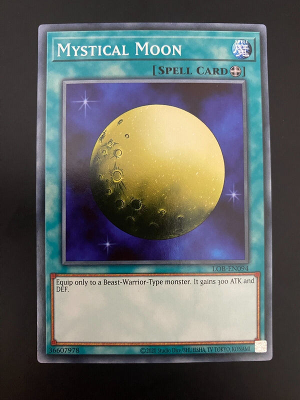 Yugioh Mystical Moon LOB-EN094 Unlimited Edition Common NM/MINT