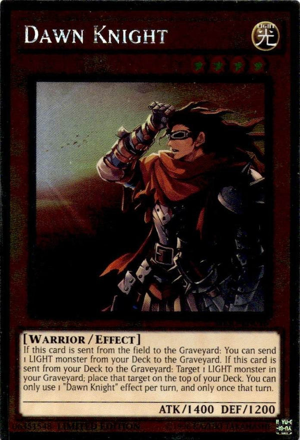 Yugioh Dawn Knight NKRT-EN016 Platinum Rare Limited Edition NM