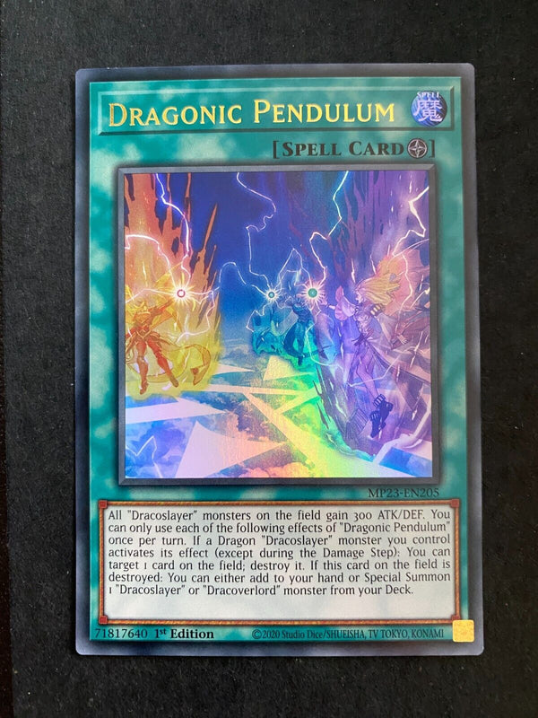 Yugioh Dragonic Pendulum MP23-EN205 Ultra Rare 1st Edition NM