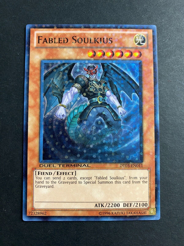 Yugioh Fabled Soulkius DT03-EN011 Duel Terminal Rare 1st Edition NM