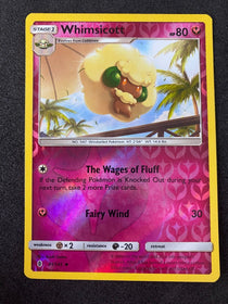 Pokemon Whimsicott 91/145 Guardians Rising Reverse Holo VLP-NM