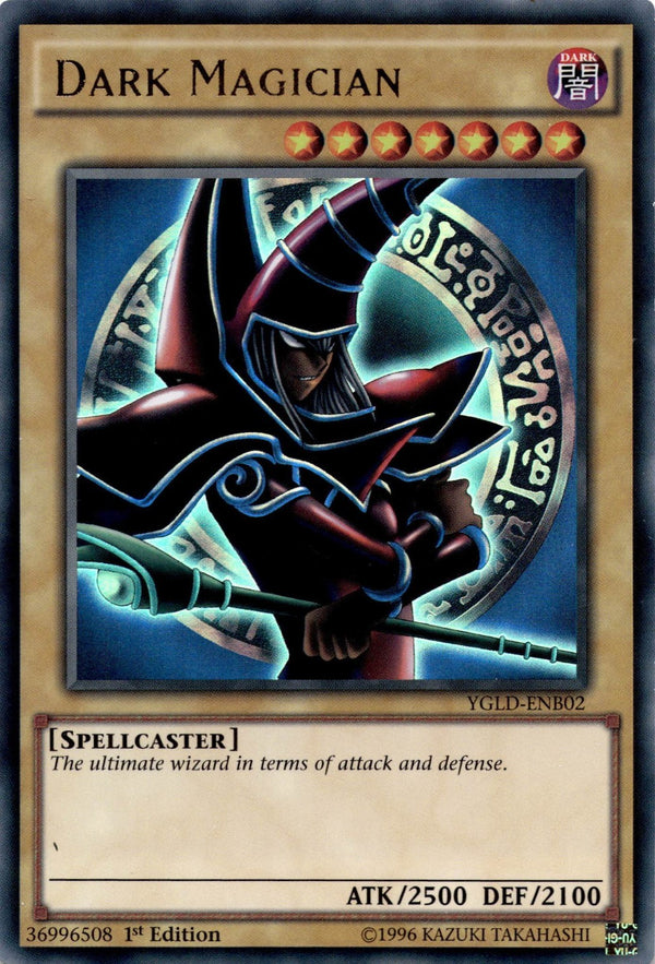 Yugioh Dark Magician YGLD-ENB02 Ultra Rare 1st Edition VLP/NM