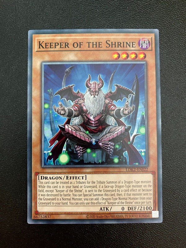 Yugioh Keeper of the Shrine LDK2-ENJ22 Common Unlimited Edition NM