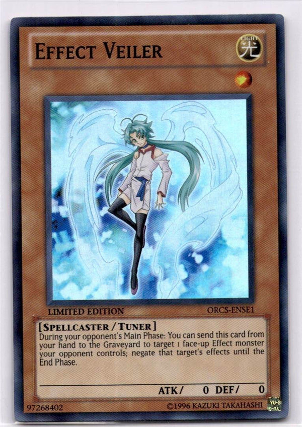 Yugioh Effect Veiler ORCS-ENSE1 NA PRINT Super Rare Limited Edition VLP/NM