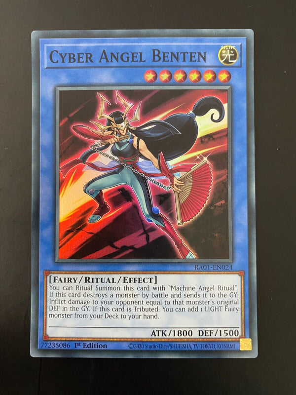 Yugioh Cyber Angel Benten RA01-EN024 Super Rare 1st Edition NM/MINT