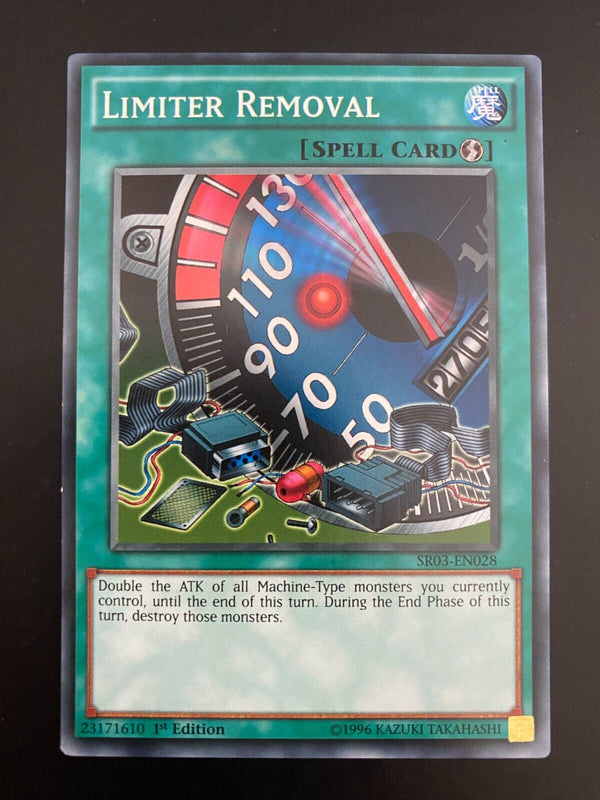 Yugioh Limiter Removal SR03-EN028 1st Edition NM