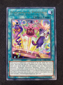 Yugioh Performapal Popperup LED6-EN047 Rare Unlimited NM