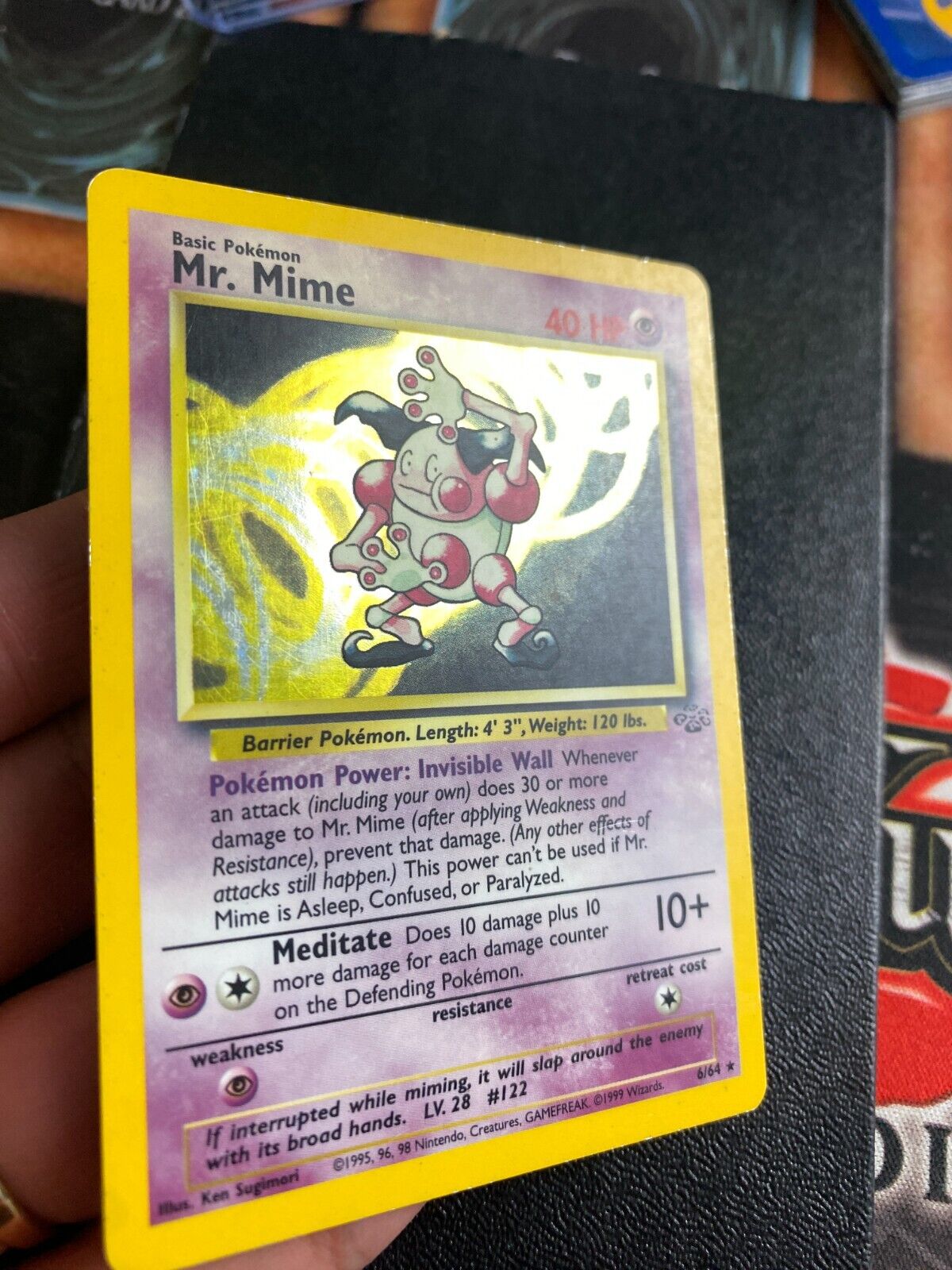 Pokemon Mr. Mime 6/64 Jungle Rare Holo MP