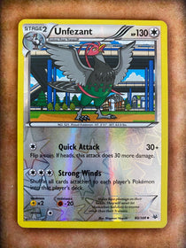 Pokemon Unfezant 80/108 Roaring Skies Reverse Holo VLP