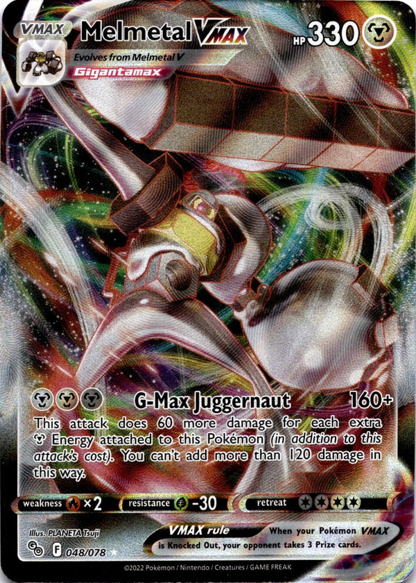 Pokemon Melmetal VMAX 048/078 Pokemon Go Full Art Holo NM
