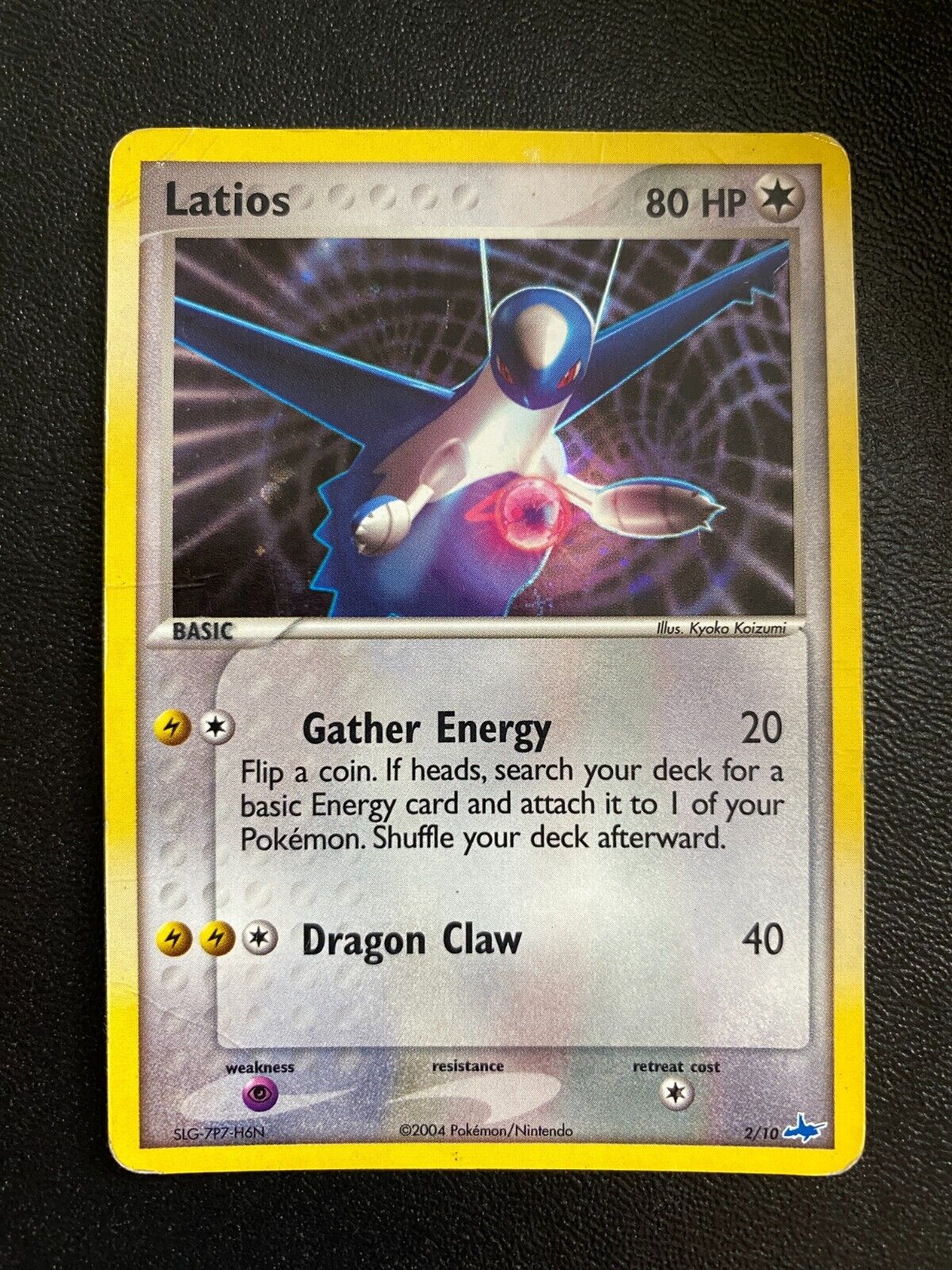 Pokemon Latios 2/10 Trainer Kit Holo DAMAGED