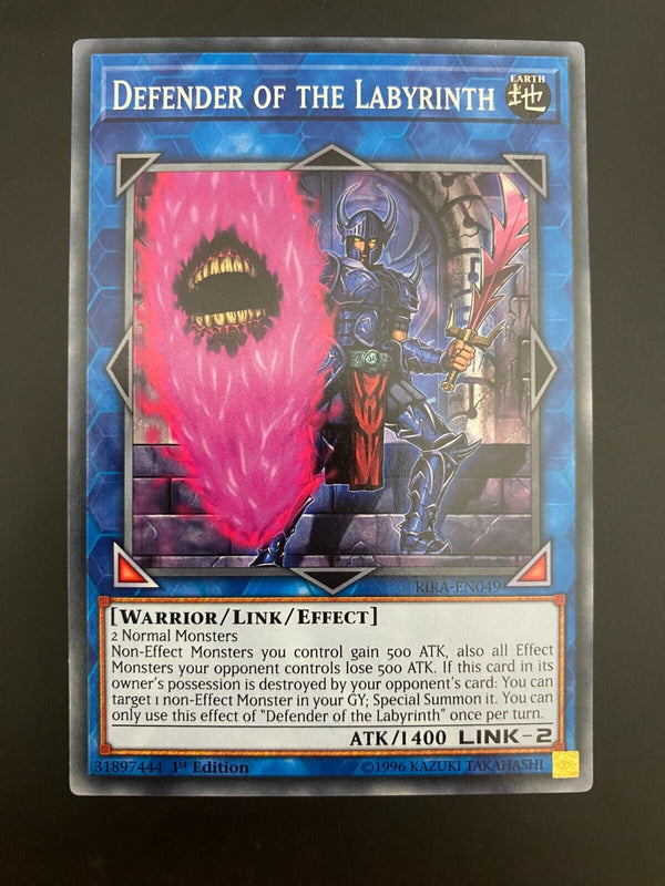 Yugioh Defender of the Labyrinth RIRA-EN049 1st Edition Common NM