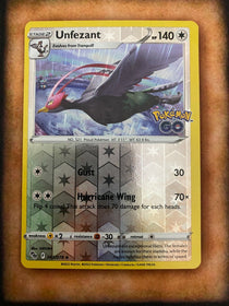 Pokemon Unfezant 063/078 Pokemon GO Reverse Holo NM/MINT